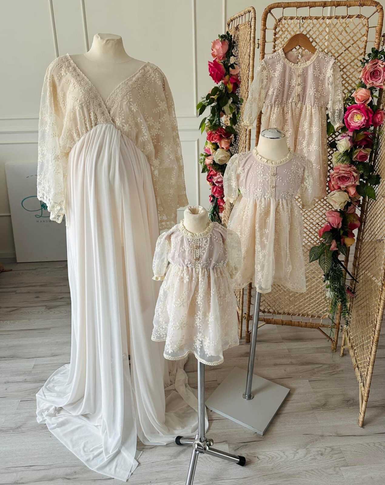 Komplet sukienek boho